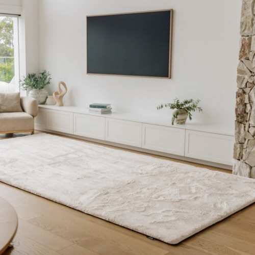 Deluxe Shaggy Relax Mat - 1.4" Thick Foam Base