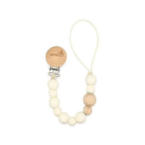Ninni Co. Pacifier Clip - Hello Baby