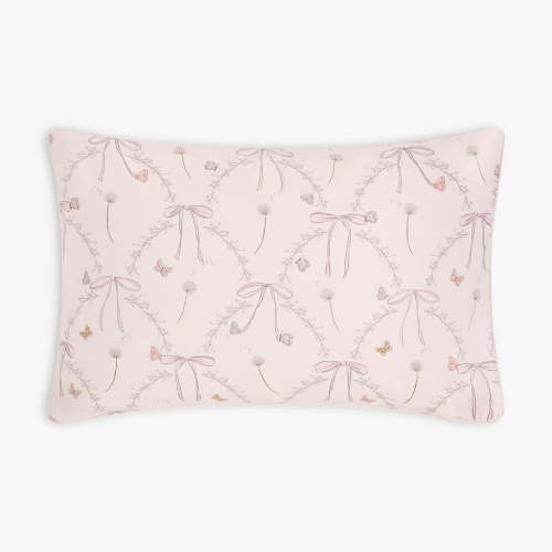 Bows & Butterfly Kisses Toddler Pillow - Pink | Gooselings