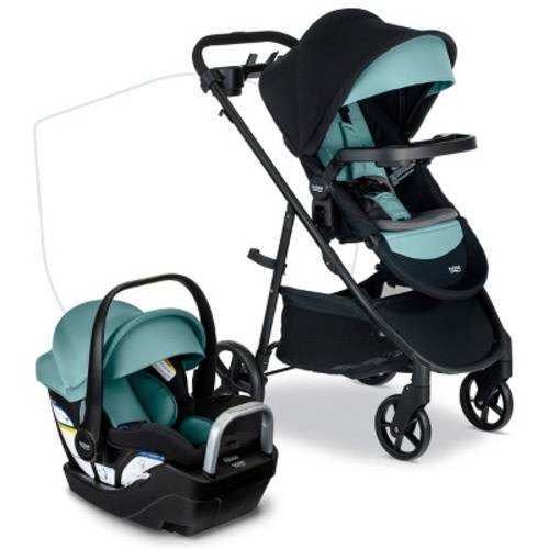 Britax Willow Brook S+ Baby Travel System, Color: Jade Onyx