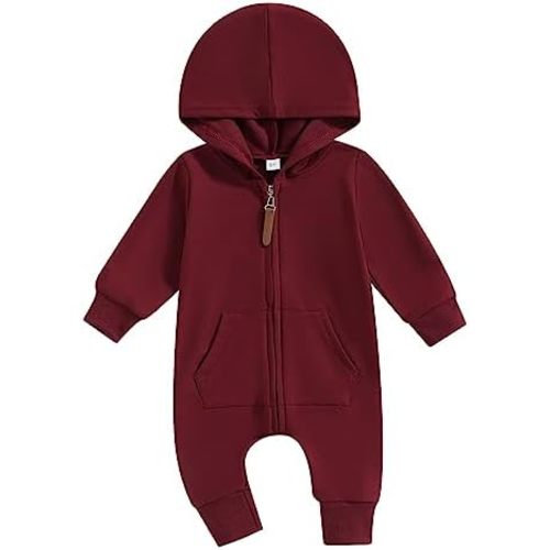 Ledy Champswiin Fall Baby Clothes Newborn Boy Girl Hoodie Romper Long Sleeve Jumpsuit Winter Infant One Piece Outfit