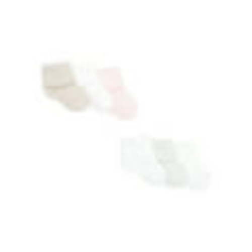 Carter's Child of Mine Newborn and Baby Girls Folded Cuff Socks, 6-Pack