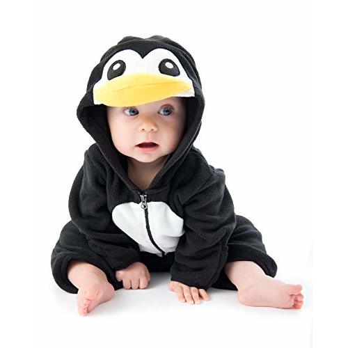 Fleece Baby Bunting Bodysuit – Infant One Piece Kids Hooded Romper Outerwear Toddler Jacket