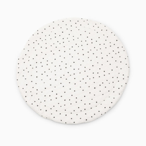 Extra Padded Round Play Mat - Black & White