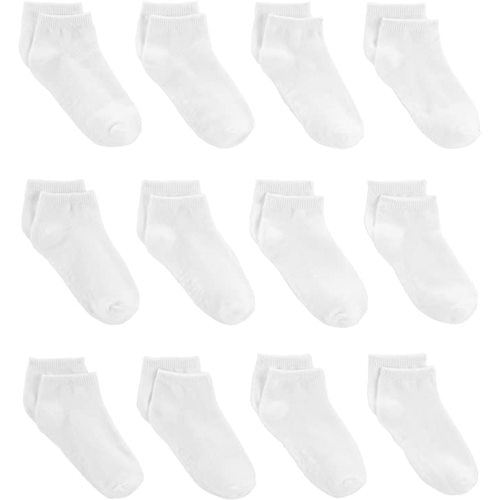 Simple Joys by Carter's Unisex Toddlers and Babies' Socks, 12 Pairs - 0-6 Months - White