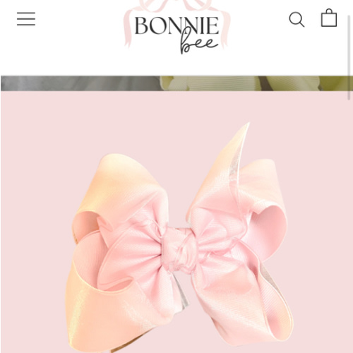Ballerina Layered Organza/Grosgrain Bow