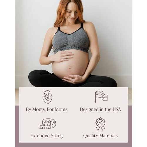 Kindred Bravely Sublime Nursing Sports Bra for Breastfeeding, Maternity, Pregnancy
