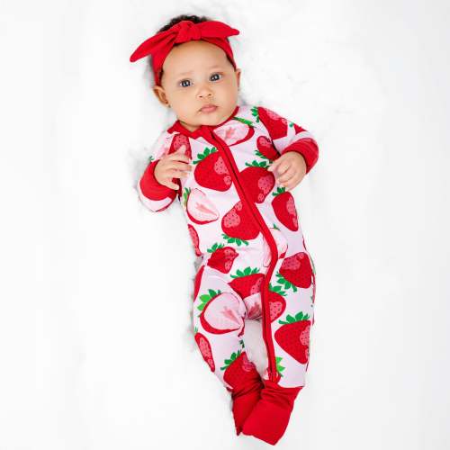 Berry Sweet (Strawberry) Romper – Jammie Session