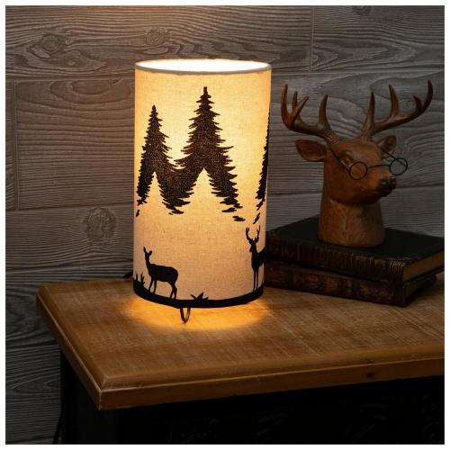 Deer & Trees Uplight Lamp