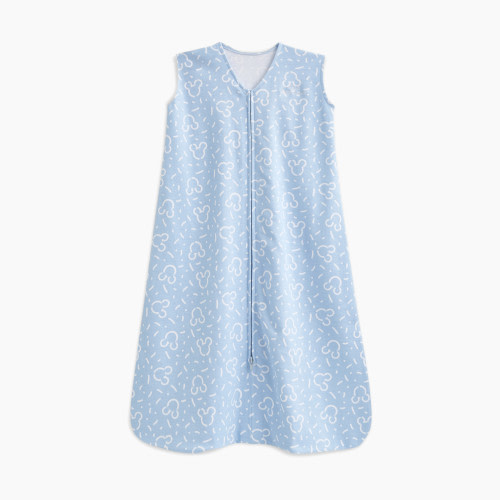 Halo Disney SleepSack Wearable Blanket Cotton - Confetti Mickey Blue, Medium
