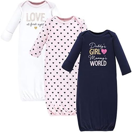 Hudson Baby baby-girls Cotton Gowns