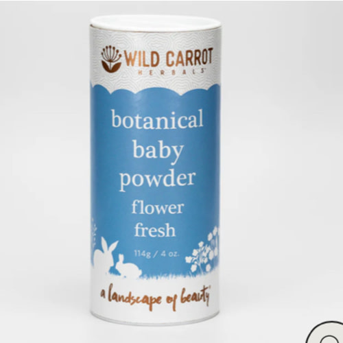 Botanical Baby Powder: Talc-Free, Natural Baby Powder – Wild Carrot Herbals