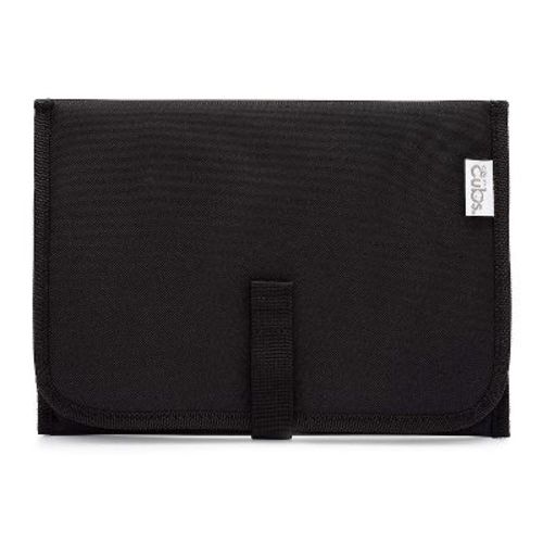 Portable Diaper Changing Pads For Newborn Girl & Boy, Compact By Comfy Cubs (solid Black, Compact)