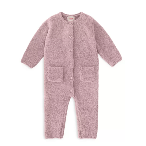 Unisex Fuzzy Long Sleeve Jumpsuit - Baby