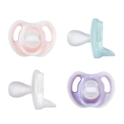 0-6M, 4 pack | Tommee Tippee Ultra-light Silicone Pacifier