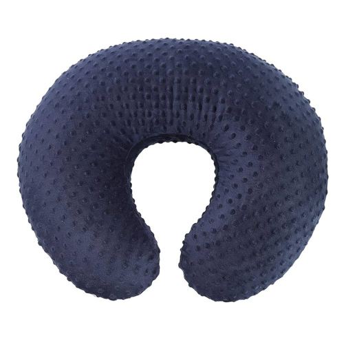 OWLOWLA Nursing Pillow Cover, Breastfeeding Pillow Slipcover Fits Nursing Pillow for Baby Boy Girl(Navy)