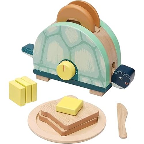 Manhattan Toy Toasty Turtle Toddler & Kids Pretend Play Cooking Toy Set