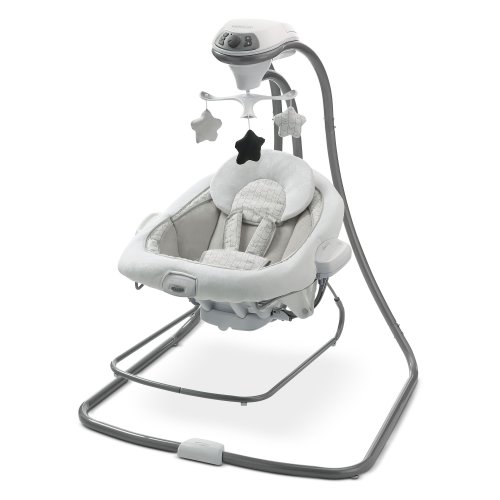 Graco Simple Baby Infant Soothe DuetConnect LX Swing and Portable Bouncer