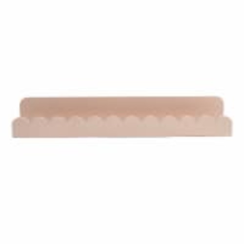 New View Long Pink Scallop Edge Shelf, 24 in