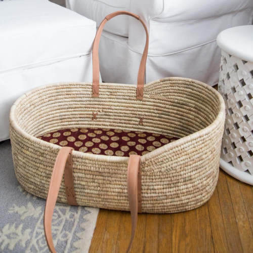 Woven Palm Leaf Moses Basket | Ten Thousand Villages