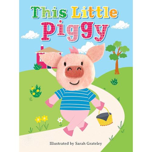 This Little Piggy - Childrens Finger Puppet Board Book - Interactive - Novelty
