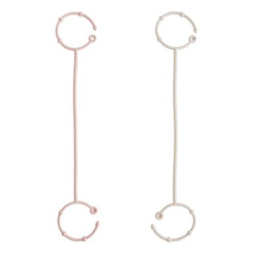 Adjustable Silicone Strap 2-Pack Blush/Shifting Sand One Size