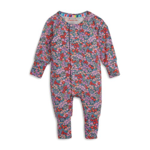 Gilded Lily Magnetic Closure Convertible Romper, 3-6M