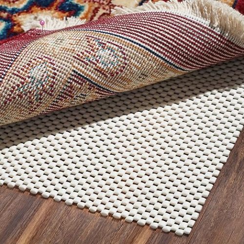 BAGAIL BASICS Non Slip Rug Pad Gripper 6 x 9 Feet Extra Thick Carpet Pads for Area Rugs and Hardwood Floors, Keep Your Rugs Safe and in Place