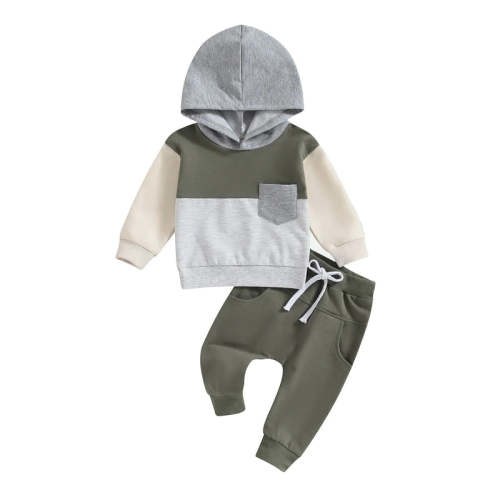 Colorblock Pocket Tee Tracksuit