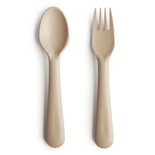 Dinnerware Fork And Spoon Set Vanilla One Size