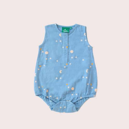 Dawn Organic Sleeveless Bubble Baby Bodysuit