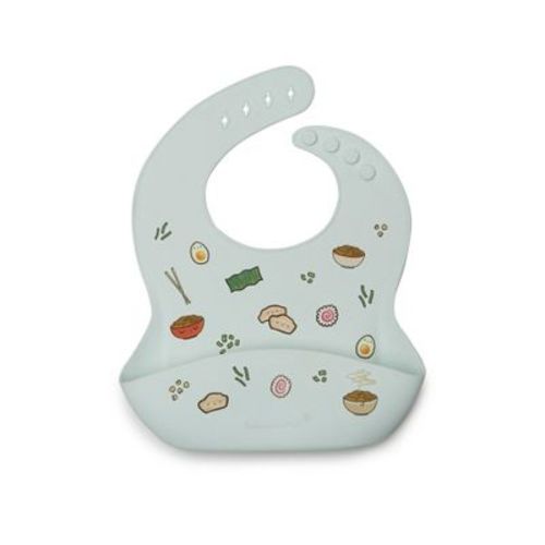Loulou Lollipop Printed Silicone Bib - Ramen