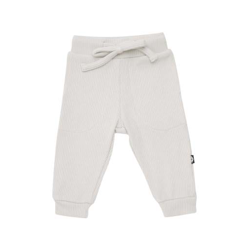 Ribbed Jogger Pant in Oat