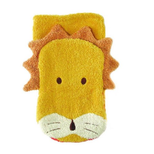 Furnis Organic Lion Washcloth Hand Puppet