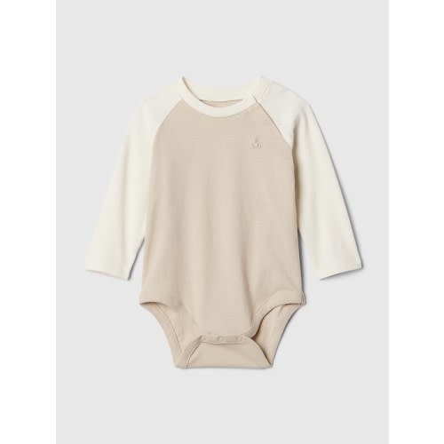 Baby Bodysuit in bedrock beige, size: 3-6 M