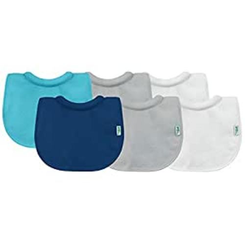 Amazon.com: green sprouts Stay-dry Milk Catcher Bibs (6 Pack) | Collar absorbs milk to prevent rashes | Waterproof inner layer, Absorbent terry cotton, Machine washable : Baby