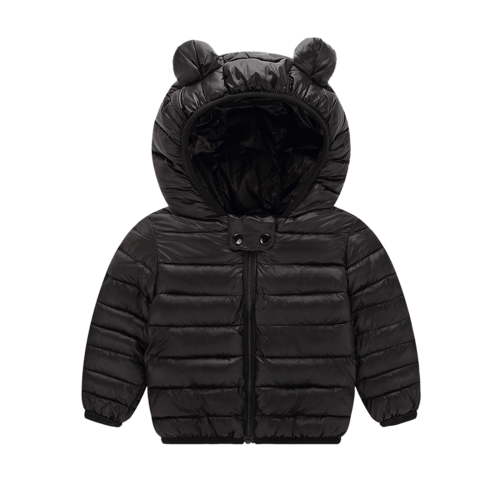 Generic Walmart Deals Outfits Toddler Kids Baby Boys Hooded Outdoor Jacket Thick Warm Windproof Coat for Fashion Casual Breathable Clothing (12-18 Months,Black)