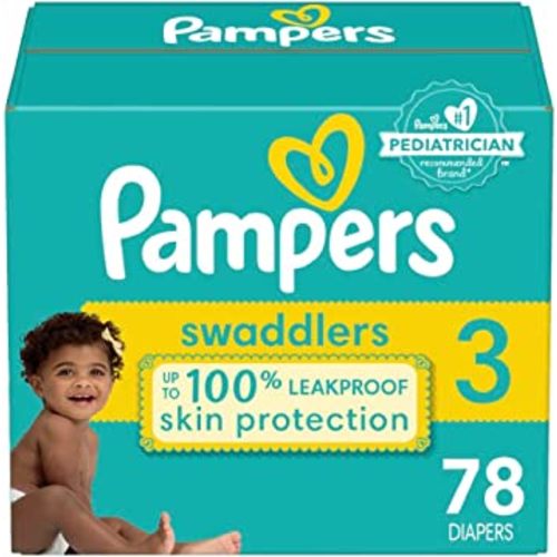 Pampers Swaddlers Active Baby Diaper Size 3 78 Count