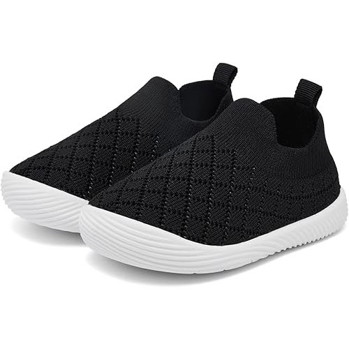 MORENDL Baby Shoes Toddler Walking Sock Shoes Non-Slip Breathable Boys & Girls Sneakers Infant Tennis Shoes