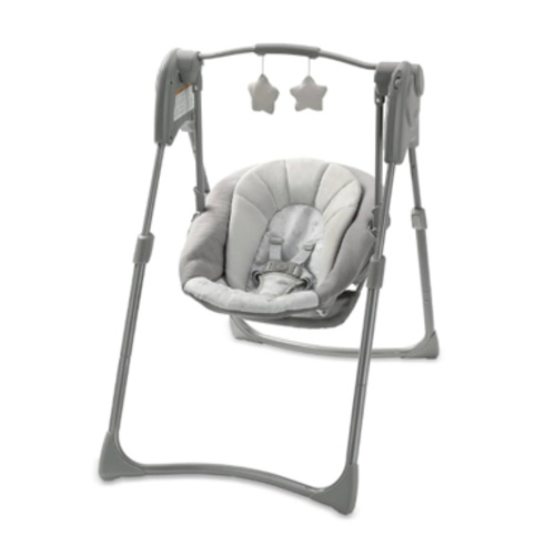 Graco Slim Spaces Compact Baby Swing, Reign