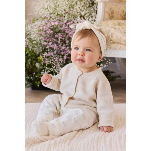 Organic Cotton Pointelle Everyday Legging - Molly Blue