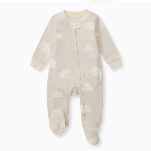 Good Night Sky Organic Cotton Sleep & Play - Limestone – Burt's Bees Baby