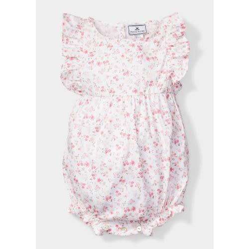 Girl's Dorset Floral Ruffled Romper, Size Newborn-24M