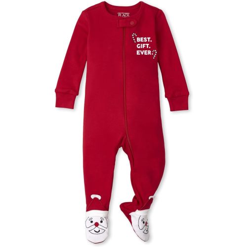 The Children's Place Baby Holiday Pajamas, Cotton