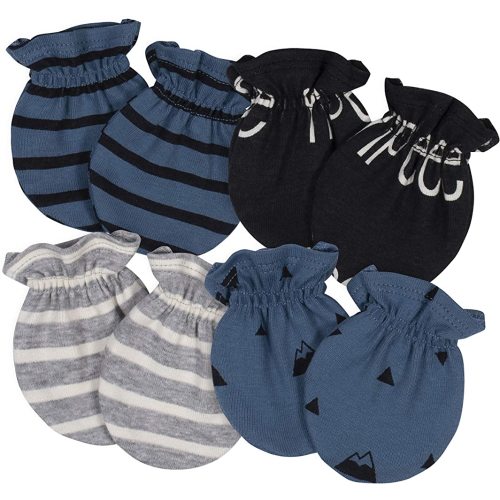 Grow by Gerber baby-boys 4-pack Mittens