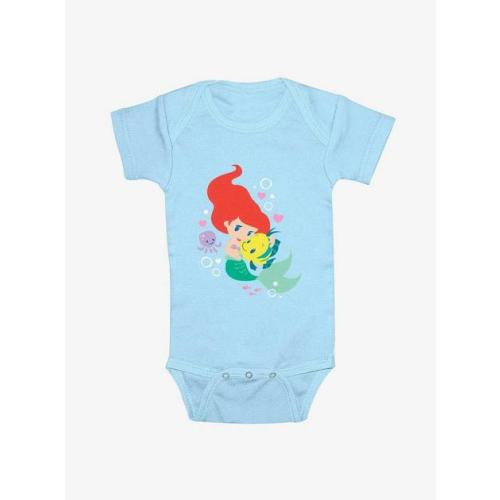 Disney The Little Mermaid Ariel & Flounder Hug Infant Bodysuit