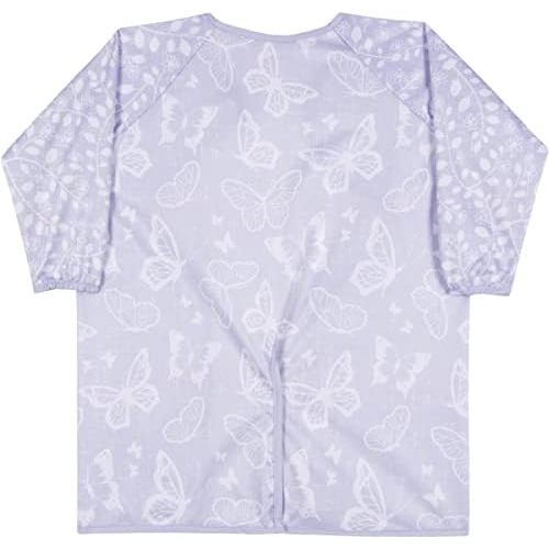 Bibbrella Premium Baby Led Weaning Bib - Full Coverage with Lap Protection - Water-Resistant Long Sleeve Smock