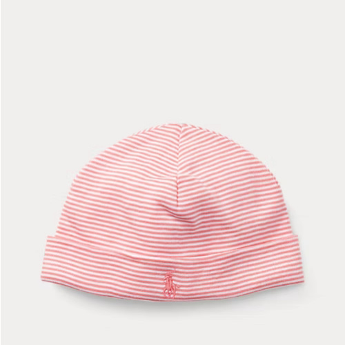 Baby Girl's Striped Cotton Hat | Ralph Lauren