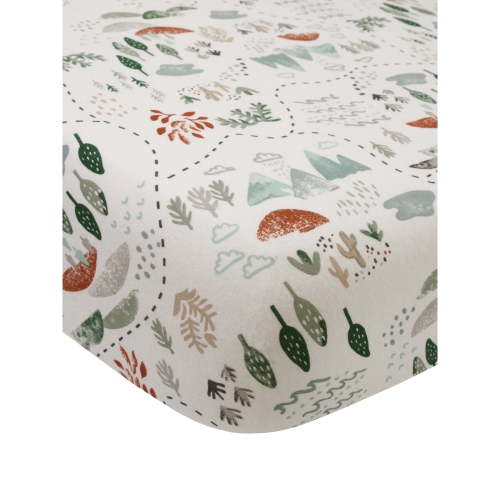 Modern Moments by Gerber Baby & Toddler Boy Ultra Soft Fitted Crib Sheet, White