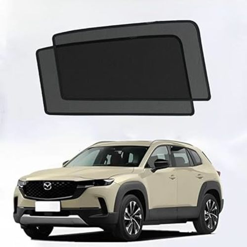Car Sun Shade for Mazda CX-50 2022 2023 2024 2025,Magnetic Breathable Mesh Automotive Window Curtains for Baby Heat Block UV Sun Protection Window Screen Keeps Cooler Car Interior Accessories